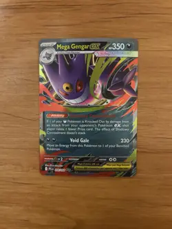 Mega Gengar ex 056/094 Pokemon TCG Phantasmal Flames Double Rare Lightly Played - Image 1