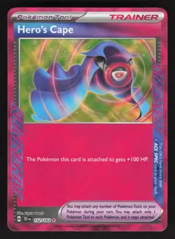 Hero's Cape 152/162 Pokemon TCG SV05: Temporal Forces NM - Image 1