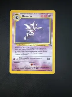 Haunter 6/62 Fossil Holo Pokemon - Image 1