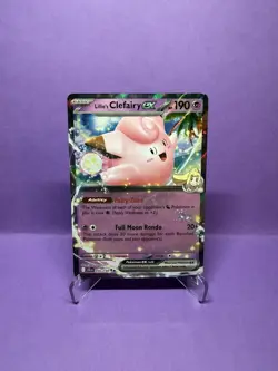 Pokemon Journey Together - #56/159 Lillie’s Clefairy ex Double Rare Holo - Image 1