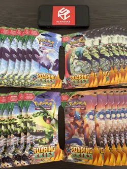 Pokemon XY Roaring Skies sleeved Booster Packs x36 - Image 1