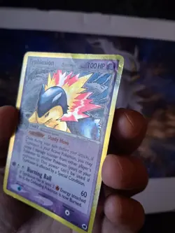 Typhlosion (Delta Species) 12/101 Dragon Frontiers Holo DMG - Image 3