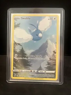 Pokemon TCG Swablu Crown Zenith: Galarian Gallery Gg27/Gg70 Holo Holo Rare - Image 1