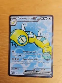 Pokemon S&V Journey Together Dunsparce EX Holo Card 178/159 Ultra Rare - Image 1
