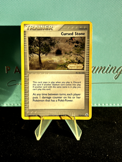 Cursed Stone 72/92 Holo (STAMPED) Pokemon TCG: EX Legend Maker - LP - Image 1