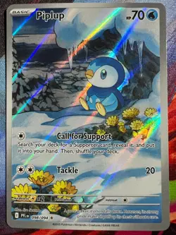 Piplup - 098/094 - Illustration Rare - Phantasmal Flames NM Holo - Image 1