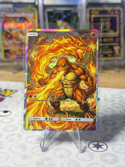 Charmander Super Human Fan Art Card - Image 1