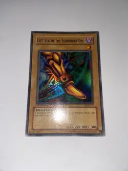 Yugioh Left Leg Of The Forbidden One LOB-121 1st Edition - HP - NA Print - Image 4
