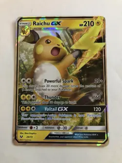 Raichu GX Ultra Rare Shining Legends 29/73 - Image 1