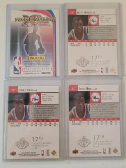 2009-10 Jrue Holiday 13 Card Rookie Lot RC Upper Deck Topps Panini 76ers /999 - Image 3