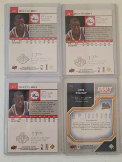 2009-10 Jrue Holiday 13 Card Rookie Lot RC Upper Deck Topps Panini 76ers /999 - Image 5