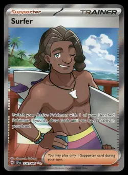 Pokemon Cards Surfer 235/191 Surging Sparks Ultra Rare NM - Image 1