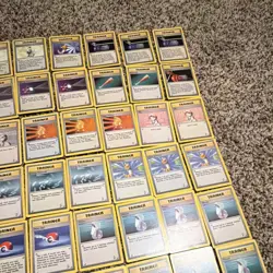 Pokemon TCG Base Set Professor Oak Bill Trainer Energy Lot 58 Cards - Image 3