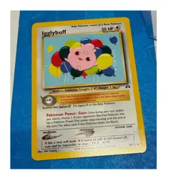 Pokemon Igglybuff Neo Discovery 40/75 Uncommon 30 HP Unlimited Edition Card - Image 1