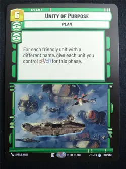 Unity of Purpose 106/262 - Star Wars Unlimited Card #4G3 - Image 1