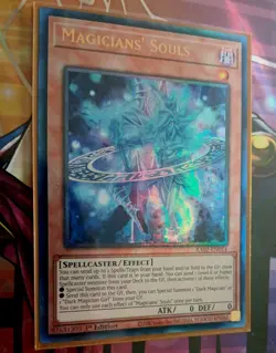 Yugioh Magicians' Souls RA02-EN014 PUR 1st Ed Near Mint - Image 1