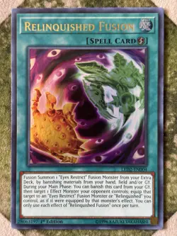 YuGiOh RELINQUISHED FUSION Ultra Rare LED2-EN004 - Image 2
