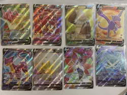Full Art Pokemon English LOT x 8Cards Pokemon TCG Sword and Shield - Image 1