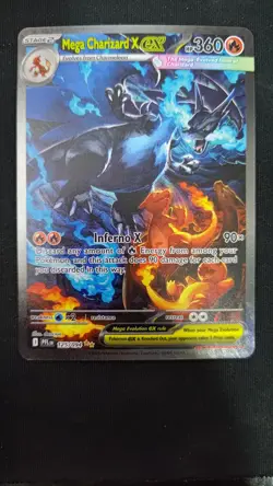 Mega Charizard X ex 125/094 Phantasmal Flames Pokemon Card 4 - Image 2