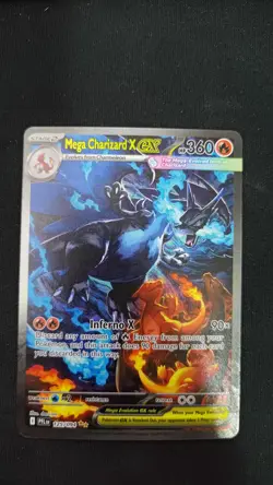 Mega Charizard X ex 125/094 Phantasmal Flames Pokemon Card 4 - Image 4