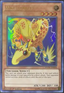 Wattgiraffe DUOV-EN064 Duel Overload 1st Edition - Yugioh Card - Image 1