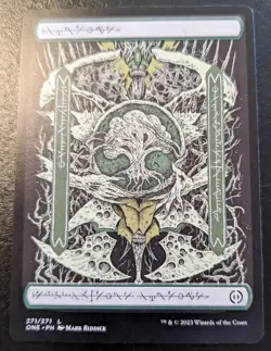 Forest (Phyrexian Full Art) 271/271 ONE Land Phyrexia: All Will Be One MTG - Image 1