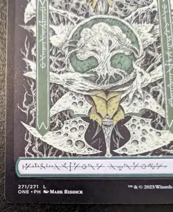 Forest (Phyrexian Full Art) 271/271 ONE Land Phyrexia: All Will Be One MTG - Image 4