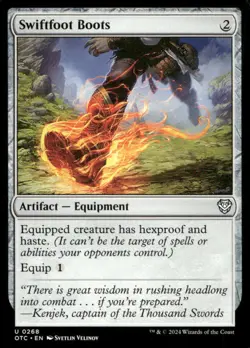 Swiftfoot Boots U Commander: Outlaws of Thunder Junction 268 NM - Image 1