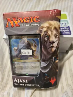 MTG Magic Ajani Valiant Protector Planeswalker Deck Aether Revolt Sealed SEEPICS - Image 1