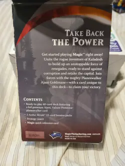 MTG Magic Ajani Valiant Protector Planeswalker Deck Aether Revolt Sealed SEEPICS - Image 2