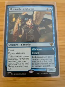 MTG Skycoach Conductor All Aboard 0067 Secrets of Strixhaven M/NM Free UK P&P - Image 1