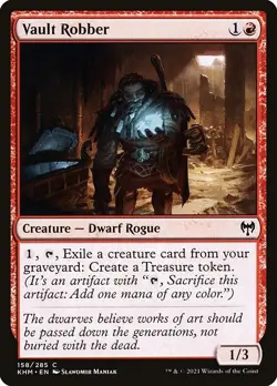 [MTG] Vault Robber (158) (KHM) LP-HP - Image 1