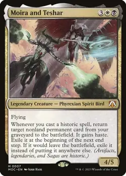 2x Moira and Teshar - Foil MOC NM MTG - Image 1