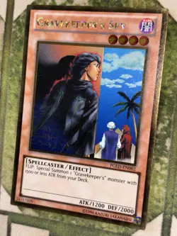 YuGiOh GRAVEKEEPER’S SPY Gold Secret Rare PGLD-EN082 - Image 1