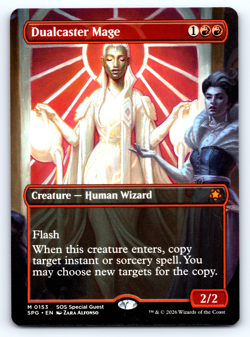 Dualcaster Mage Borderless Special Guests - Secrets of Strixhaven - MTG - Image 1