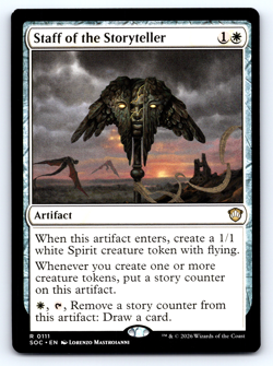 Staff of the Storyteller - Secrets of Strixhaven Commander - MTG - Image 1