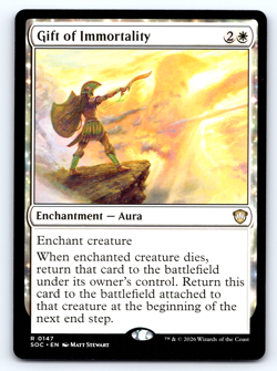Gift of Immortality - Secrets of Strixhaven Commander - MTG - Image 1