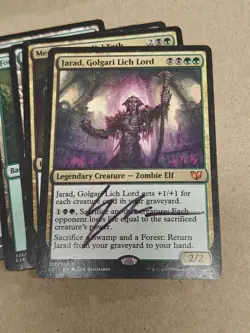 MTG Magic the Gathering Commander Plunder the Graves Signed - Image 1