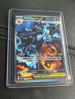 Mega Charizard X ex 125/094 Phantasmal Flames Special Art NM Pokemon Card - Image 1