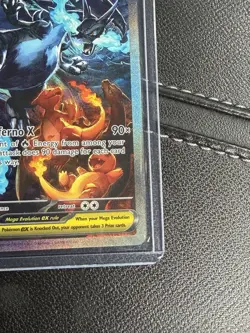 Mega Charizard X ex 125/094 Phantasmal Flames Special Art NM Pokemon Card - Image 3