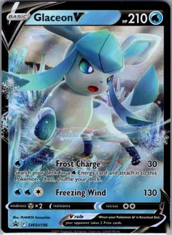 Glaceon V - SWSH196 SWSH: Sword & Shield Promo Cards - Pokemon Card - NM - Image 1