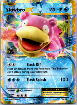Pokemon Slowbro EX 26/108 Evolutions Holo - LP - NM - Image 1