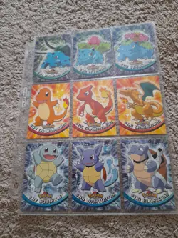 Pokemon Full Set of 90 TV Animation Series 1 Cards from Topps 1999 - Image 1
