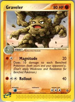 Graveler 30/97 Non Holo Dragon - Pokemon Card - NM - Image 1