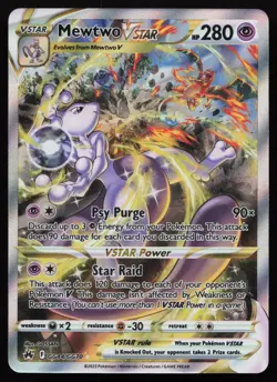 Mewtwo VSTAR GG44/GG70 Holo Crown Zenith Galarian Gallery Pokemon English NM - Image 1