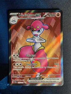 Pokemon TCG Medicham EX 161/142 SCR Illustration Double Rare Fresh Pull NM/M - Image 1