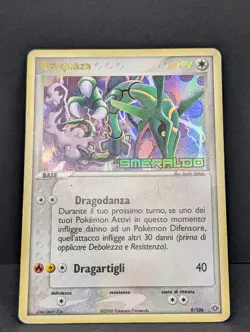 Rayquaza 9/106 Emerald Reverse Holo Ultra Rare Pokemon TCG Nintendo ITALIAN HP - Image 3