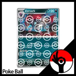 Pokemon TCG: White Flare - PokeBall Reverse Holo - 062/086 - Zoroark - Image 1