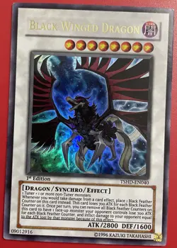 Yugioh Black-Winged Dragon TSHD-EN040 - The Shining Darkness 1st Edition - Image 1