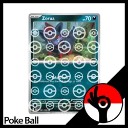 Pokemon TCG: White Flare - PokeBall Reverse Holo - 061/086 - Zorua - Image 1